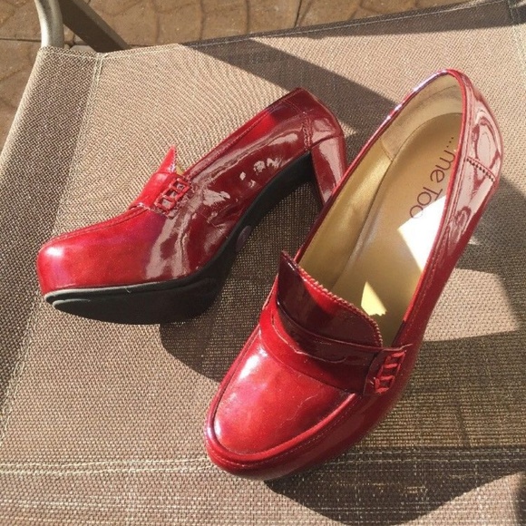 Me Too Shoes - ME TOO HIGH HEEL LOAFER SHOES Ruby Sz 6.5 “Lorre”